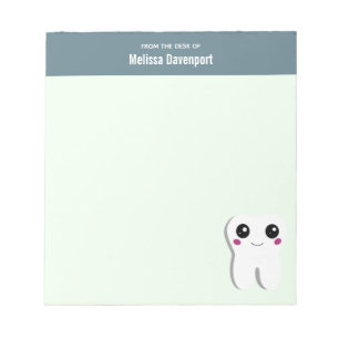 Bloc De Notas Cuta dental dental dental sonriente feliz