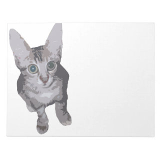 Bloc De Notas Cute Big Eyes Kitty