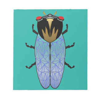 Bloc De Notas Cute Black Cicada