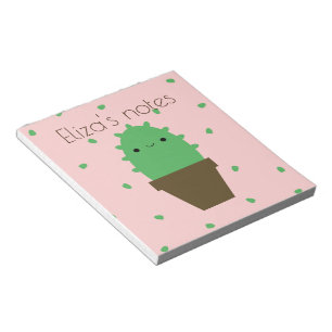Bloc De Notas Cute cactus kawaii central notepad