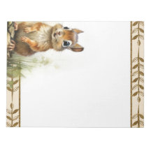 Cute Chipmunk Woodland Animales Temáticos Notepad