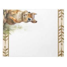 Bloc De Notas Cute Chipmunk Woodland Animales Temáticos Notepad