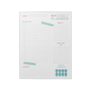 Bloc De Notas Cute Daily Planner