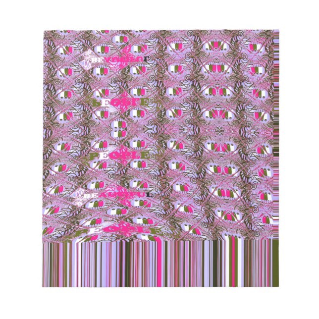 Bloc De Notas Cute Edgy Hakuna Matata Gente hermosa africana (Frente)