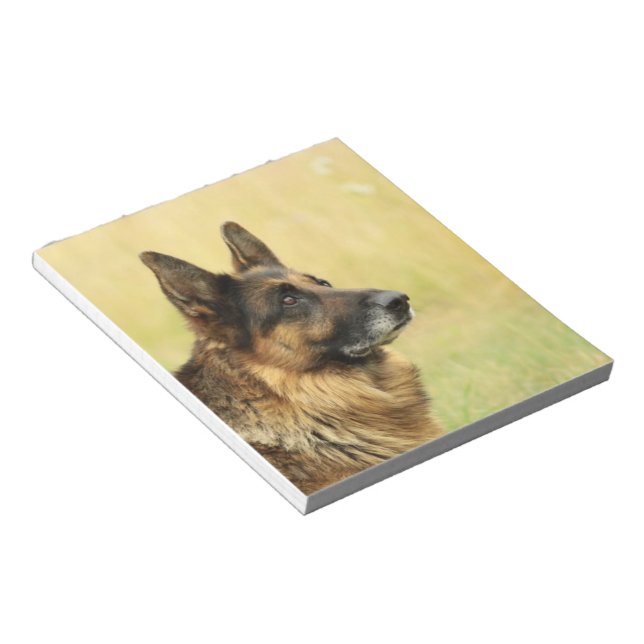 Bloc De Notas Cute German Shepherd Notepad (Lado Derecho)