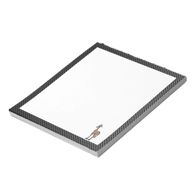 Bloc De Notas Cute Giraffe; Sleek (Lado Izquierdo)