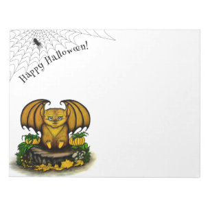 Bloc De Notas Cute Halloween Bat