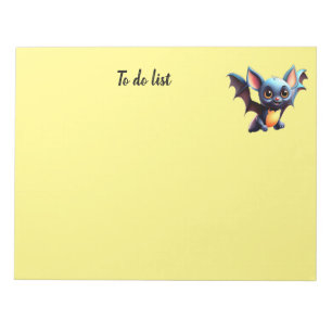 Bloc De Notas Cute Halloween Bat Notepad