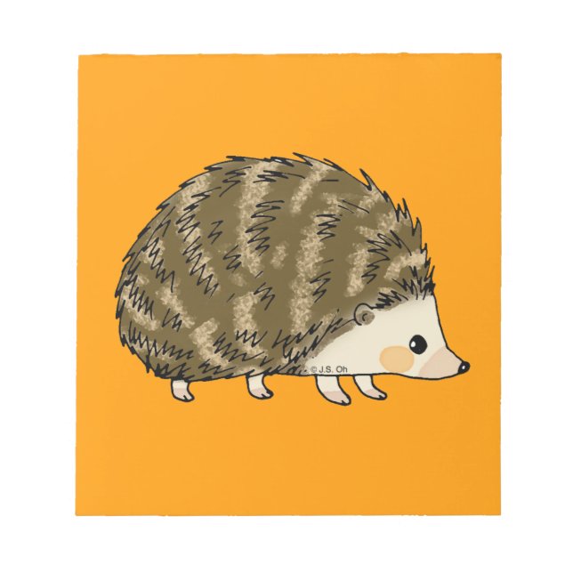 Bloc De Notas Cute hedgehog (Frente)