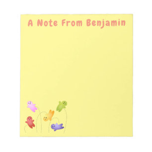 Bloc De Notas Cute jelly bebés dulces personalizado