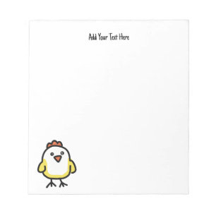 Bloc De Notas Cute Kawaii Chicken