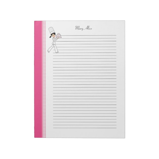 Bloc De Notas Cute Kitchen Notepad 40 páginas para Binder (Lado Izquierdo)