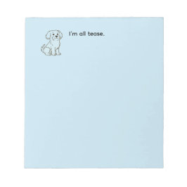 Bloc De Notas Cute Maltese Dog