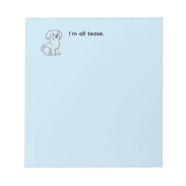 Bloc De Notas Cute Maltese Dog (Frente)