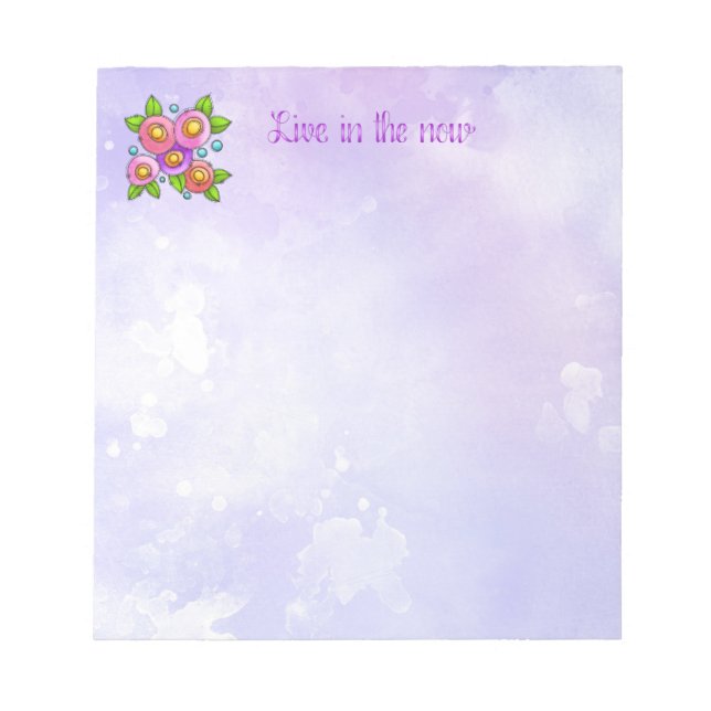 Bloc De Notas Cute Modern Flower Bundle (Frente)