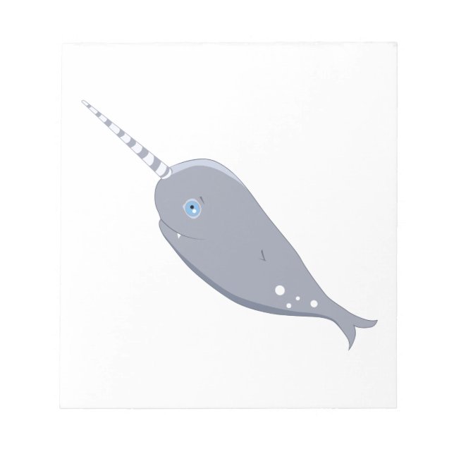 Bloc De Notas Cute Narwhal (Frente)