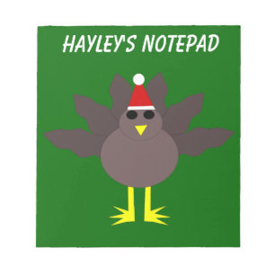 Bloc De Notas Cute Navidades Personalizable para Turquía