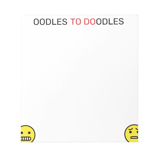 Bloc De Notas Cute Oodles To Do (Frente)