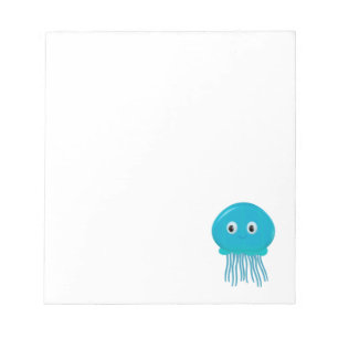 Bloc De Notas Cute Personalizado Jellyfish