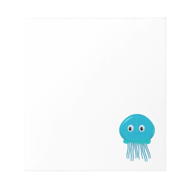 Bloc De Notas Cute Personalizado Jellyfish (Frente)