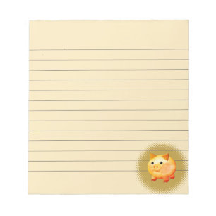 Bloc De Notas Cute Personalizado Lechón de pintura en línea