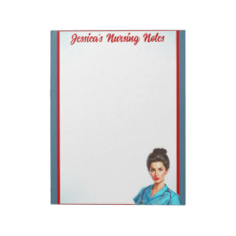 Bloc De Notas Cute Pinup_ Enfermería en mi sangre