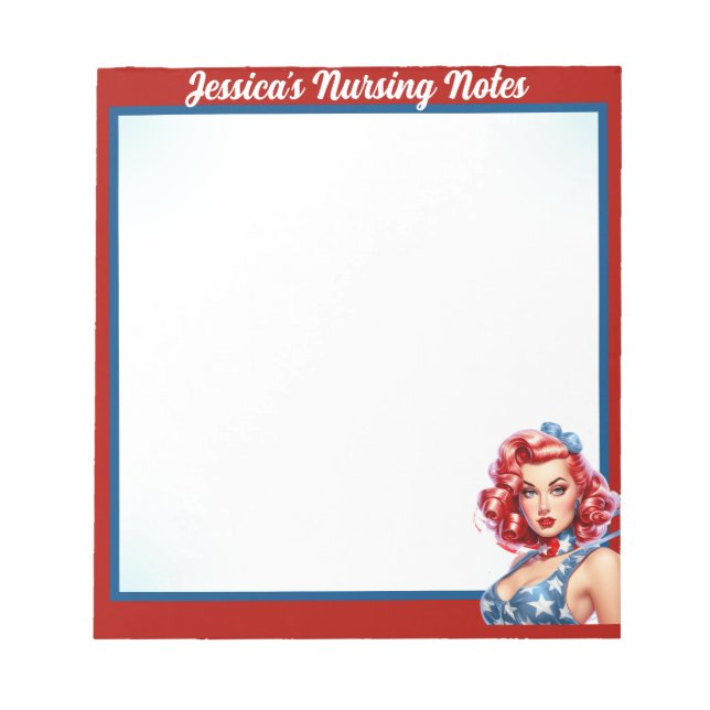 Bloc De Notas Cute Pinup_ eres suficiente (Frente)
