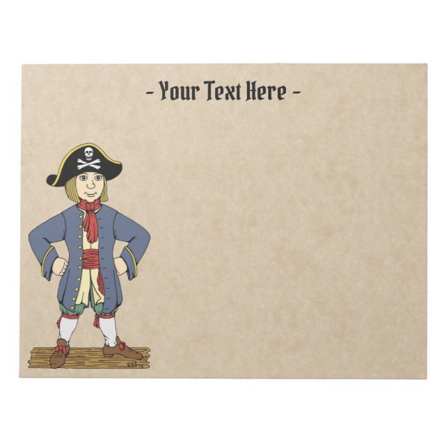 Bloc De Notas Cute Pirate Lad (Frente)