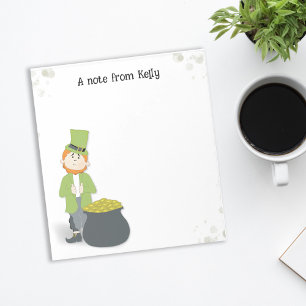 Bloc De Notas Cute simple Leprechaun San Patricio