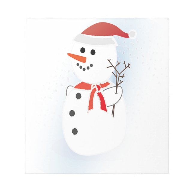 Bloc De Notas Cute Snowman (Frente)