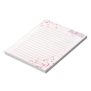 Bloc De Notas Cute Stars Kids Notepad estacional