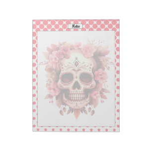 Bloc De Notas Cute Sugar Skull Notes