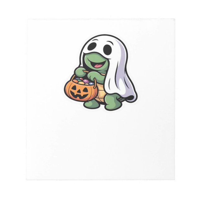Bloc De Notas Cute Turtle Ghost Costume � Adorable Halloween Tri (Frente)