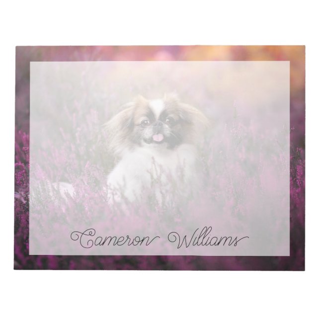 Bloc De Notas Cutest Baby Animals | Pekingese Puppy (Frente)