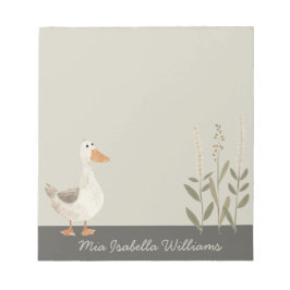 Bloc De Notas Cuto acuarela Goose Notepad personalizable