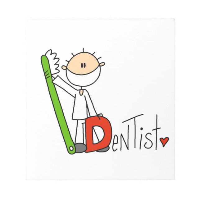 Bloc De Notas D es para Dentista (Frente)