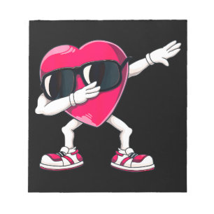 Bloc De Notas Dabbing Heart Graciosos Regalos Chicas Niños