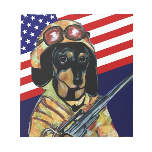 BLOC DE NOTAS DACHSHUND (Frente)