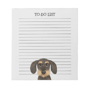 Bloc De Notas Dachshund cute Teckel Perro Lover con la cuerda