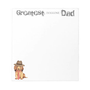 Bloc De Notas Dachshund Dad
