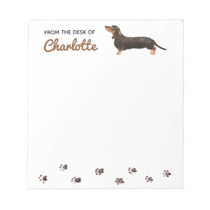Bloc De Notas Dachshund Dog Notepad