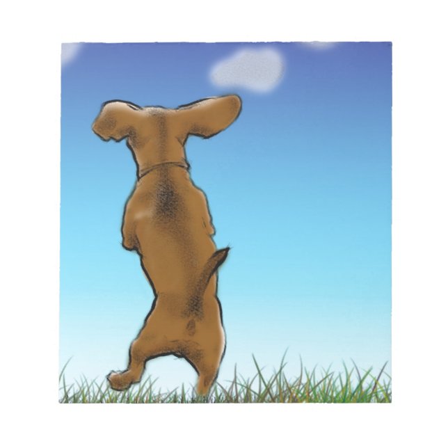 Bloc De Notas dachshund_saltando_color (Frente)