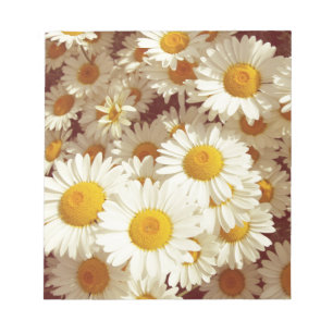 Bloc De Notas Daisies vintage