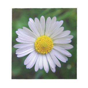 Bloc De Notas Daisy amarillo-blanco brillante