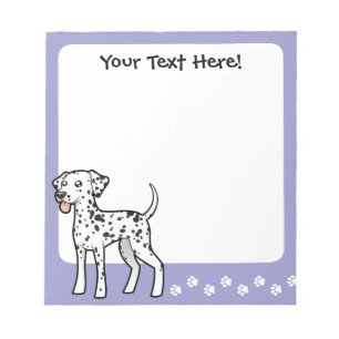 Bloc De Notas Dalmatian del dibujo animado