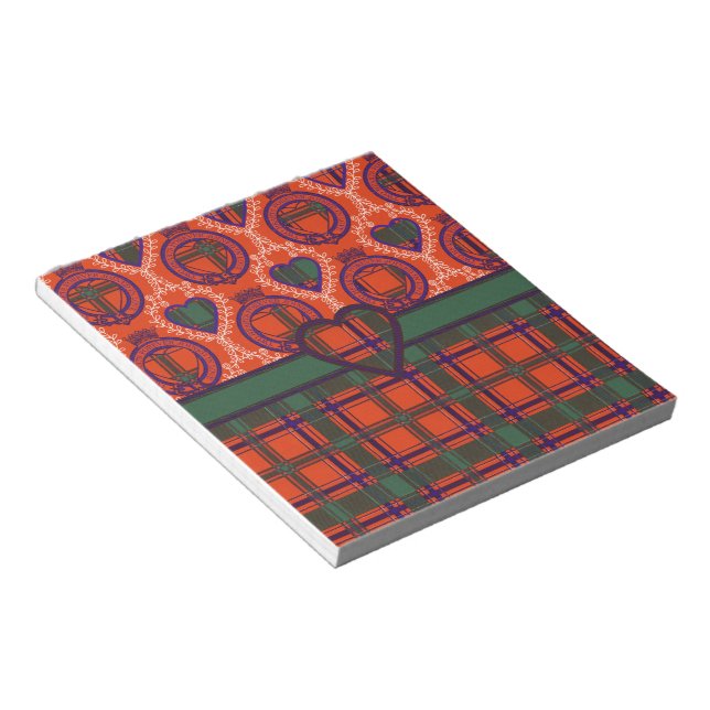 Bloc De Notas Dalzell Scottish Tartan (Lado Derecho)