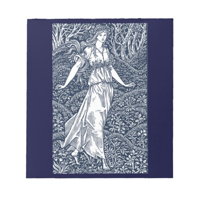 Bloc De Notas dama del bosque (Frente)