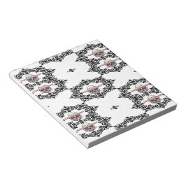 Bloc De Notas Damasco y cráneo