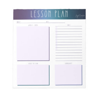 Bloc De Notas Dance Teacher Lesson Plan Notepad