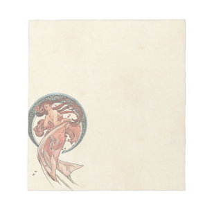 Bloc De Notas Danza de Alfons Mucha 1898